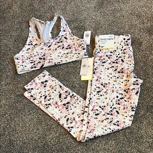 Old Navy Elevate Mid-Rise Go-Dry Activewear Set - Girls Size 8